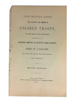 Free Military School for Applicants for Command of Colored Troops, No. 1210 Chestnut Street, Phil...