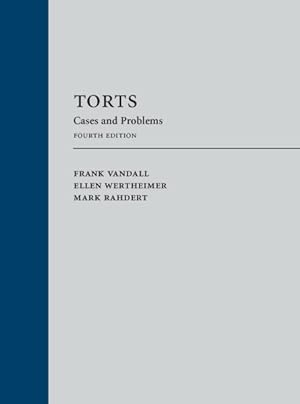 Seller image for Torts : Cases and Problems for sale by GreatBookPrices