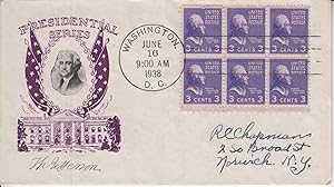 First Day Cover: Presidential Series, Canceled