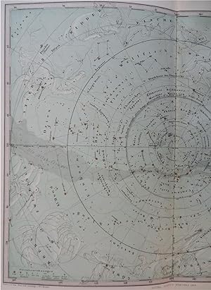 Seller image for Southern Night Sky Constellations Zodiac Milky Way 1869 Bar star chart map for sale by RareMapsandBooks