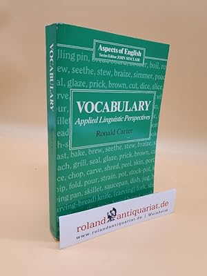 Imagen del vendedor de Vocabulary: Applied Linguistic Perspectives (Aspects of English S.) a la venta por Roland Antiquariat UG haftungsbeschrnkt