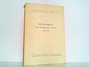 Die Verkehrspolitik in der Bundesrepublik Deutschland 1949 - 1961. Ein Bericht des Bundesminister...