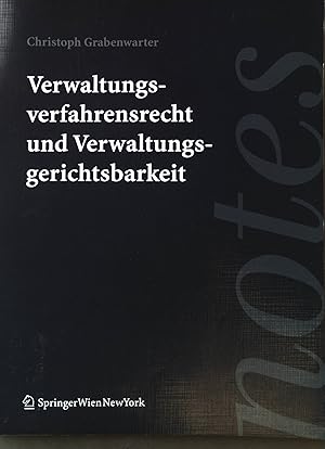 Bild des Verkufers fr Verwaltungsverfahrensrecht und Verwaltungsgerichtsbarkeit. Springer notes Rechtswissenschaft zum Verkauf von books4less (Versandantiquariat Petra Gros GmbH & Co. KG)