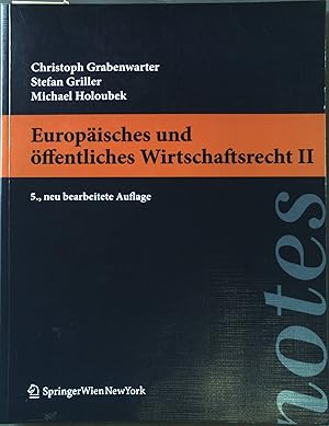 Immagine del venditore per Europisches und ffentliches Wirtschaftsrecht II Springer Notes Rechtswissenschaft venduto da books4less (Versandantiquariat Petra Gros GmbH & Co. KG)