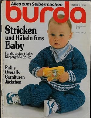 burda Stricken und Häkeln fürs Baby M 2018 C SH 47/80. E 529. Für die erssten 2 Jahre Körpergröße...