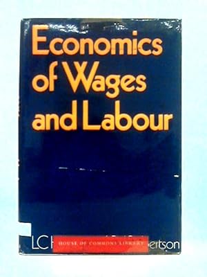 Imagen del vendedor de Economics of Wages and Labour a la venta por World of Rare Books