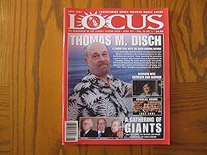 Locus Magazine - Issue 485 Vol. 46 No. 6 June 2001 Thomas M. Disch - The Newspaper of the Science...