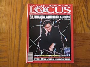 Locus Magazine - Issue 483 Vol. 46 No. 4 April 2001 Bruce Sterling - The Newspaper of the Science...