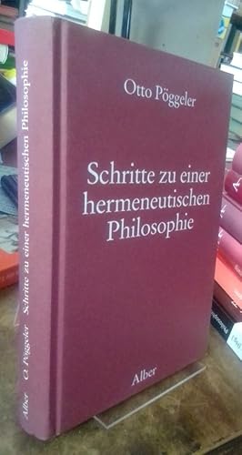 Bild des Verkufers fr Schritte zu einer hermeneutischen Philosophie. zum Verkauf von Antiquariat Thomas Nonnenmacher