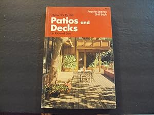 Bild des Verkufers fr How To Build Patios And Decks sc Richard Day 3rd Print 1976 Harper Row zum Verkauf von Joseph M Zunno