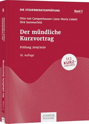 Der mündliche Kurzvortrag Prüfung 2019/2020