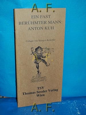 Bild des Verkufers fr Ein fast berhmter Mann: Anton Kuh. Der Souffleurkasten. zum Verkauf von Antiquarische Fundgrube e.U.