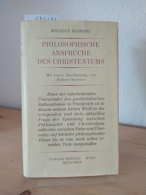 Philosophische Ansprüche des Christentums. [Von Maurice Blondel].