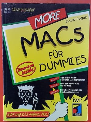 Image du vendeur pour More Macs fr Dummies mis en vente par biblion2