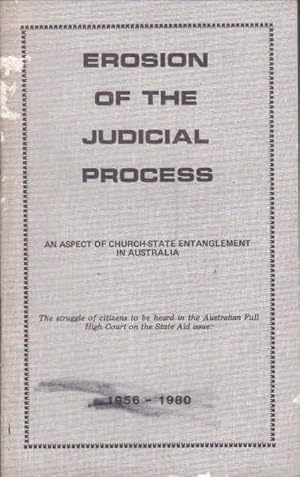 Erosion of the Judicial Process: an Aspect of Church-State Entanglement in Australia