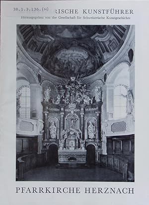 Imagen del vendedor de Pfarrkirche Herznach. Schweizerische Kunstfhrer. a la venta por Antiquariat Bookfarm