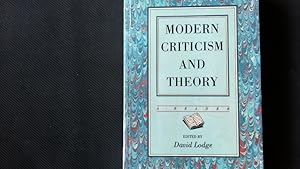Bild des Verkufers fr Modern criticism and theory. A reader. zum Verkauf von Antiquariat Bookfarm