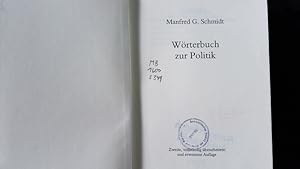 Seller image for Wrterbuch zur Politik. for sale by Antiquariat Bookfarm