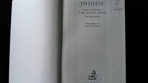 Bild des Verkufers fr Indien. Kultur, Geschichte, Politik, Wirtschaft, Umwelt ; ein Handbuch. zum Verkauf von Antiquariat Bookfarm