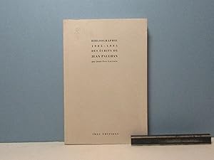 Seller image for Bibliographie 1903-1995 des crits de Jean Paulhan for sale by Aux ftiches