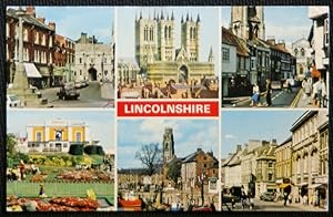Lincolnshiire Postcard Grantham Skegness Lincoln Boston Louth Stamford