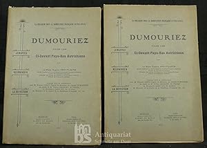 Bild des Verkufers fr Dumouriez dans les Ci-Devant Pays-Bas Autrichiens. [Jemappes, Neerwinden, La Dfection]. Ouvrage crit en collaboration avec Winand Aerts d'apres les Memoires dugGnral Dumouriez, les tudes de Arthur Chuquet, de l'Institut - les Documents indits tirs des Archives du Ministre de la Guerre de la Rpublique Franaise, etc, etc. Tome I [und II]. Mit 2 Portrait-Tafeln und 3 Falt-Plnen. zum Verkauf von Antiquariat Schmetz am Dom