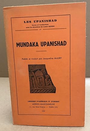 Les upanishad IV / mundaka upanishad