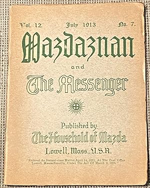 Mazdaznan and the Messenger, July 1913