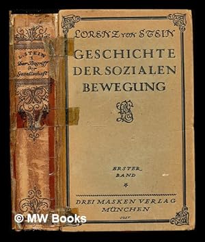 Image du vendeur pour Der Begriff Der Gesellschaft: und die soziale geschichte der franzsischen Revolution bis zum Jahre 1830: erster band mis en vente par MW Books