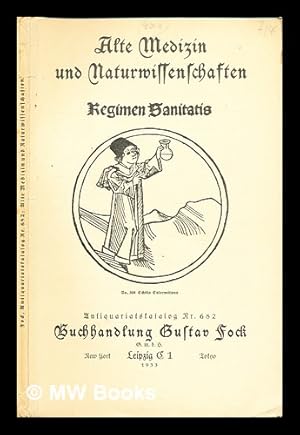 Seller image for Alte medizin und naturwissenschaften regimen sanitatis for sale by MW Books