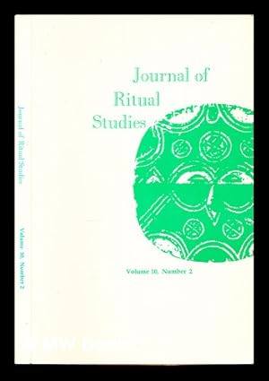 Image du vendeur pour Journal of Ritual Studies: Summer 1996: volume 10, Number 2 mis en vente par MW Books