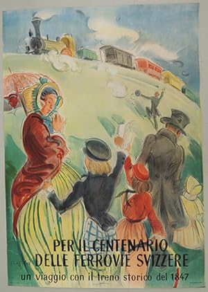 Per il centenario delle ferrovie svizzere. Un viaggio con il treno storico del 1847.