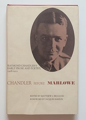 Bild des Verkufers fr Chandler Before Marlowe: Raymond Chandler's Early Prose & Poetry, 1908-1912 - The Life of Raymond Chandler - The Blue Dahlia: A Screenplay - The Notebooks of Raymond Chandler and English Summer: A Gothic Romance by Raymond Chandler - Killer In The Rain - The Hard-Boiled Detective: Stories from Black Mask Magazine 1920-1951 - Raymond Chandler Speaking zum Verkauf von Yves G. Rittener - YGRbookS