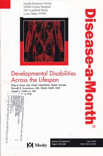 Seller image for Developmental Disabilities Across the Lifespan (Disease-a-Month Vol 56 No. 6 June 2010) for sale by Never Too Many Books