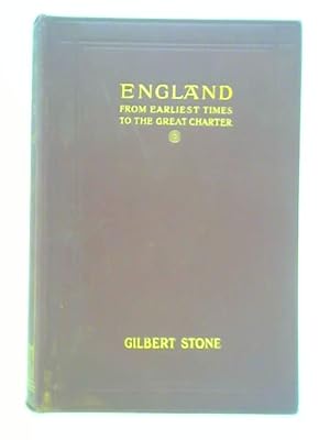 Bild des Verkufers fr England from Earliest Times to the Great Charter zum Verkauf von World of Rare Books