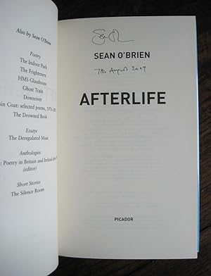 Imagen del vendedor de Afterlife: [a novel] a la venta por James Fergusson Books & Manuscripts