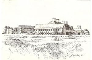 Bild des Verkufers fr Snape Maltings Original Drawing by John Western zum Verkauf von Postcard Anoraks