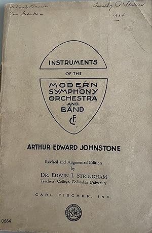 Imagen del vendedor de Instruments of the Modern Symphony Orchestra and Band a la venta por 32.1  Rare Books + Ephemera, IOBA, ESA