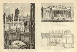 BRIDGE CONNECTING THE COLLEGES OF ST. JOHN'S, CAMBRIDGE FITZWILLIAM MUSEUM, CAMBRIDGE _ 1843 SECT...