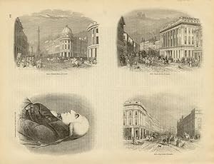 GRAINGER STREET, NEWCASTLE ROYAL ARCADE, NEWCASTLE GREY STREET, NEWCASTLE JOHN HOWARD,1845 MULTIP...