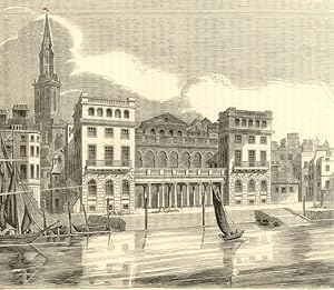 BOW STREET AND POLICE, HUNGERFORD MARKET, COVENT GARDEN MARKET, WEST'S DEATH OF GENERAL WOLFE,184...
