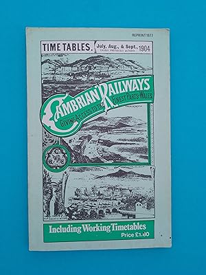 Cambrian Railways Passenger and Working Timetable, 1904