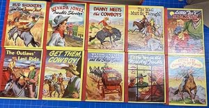 Image du vendeur pour WESTERN FICTION -- MINIATURE WESTERN BOOKS IN ORIGINAL DISPLAY CARTON mis en vente par BUCKINGHAM BOOKS, ABAA, ILAB, IOBA