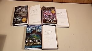Image du vendeur pour The Broken Earth Trilogy ; 3 Books; The Fifth Season; The Obelisk Gate; The Stone Sky: Signed Limited mis en vente par SkylarkerBooks