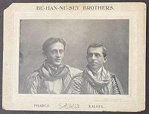 Be-han-ne-sey Brothers. Phares, Kaleel [publicity photo]