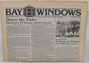 Seller image for Bay Windows: New England's Largest Gay & Lesbian Newspaper; vol. 5, #22, June 4-10, 1987: Down the Tube; TV for sale by Bolerium Books Inc.