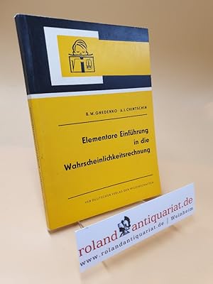 Seller image for Elementare Einfhrung in die Wahrscheinlichkeitsrechnung for sale by Roland Antiquariat UG haftungsbeschrnkt