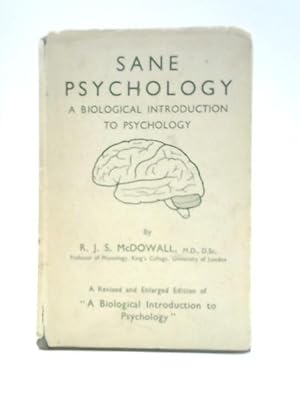 Imagen del vendedor de Sane Psychology a la venta por World of Rare Books