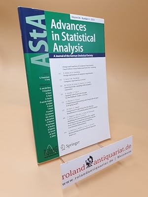 Seller image for Advances in statistical analysis ; Design and Analysis of Computer Experiments ; Volume 94 ; Number 4 ; 2010 for sale by Roland Antiquariat UG haftungsbeschrnkt