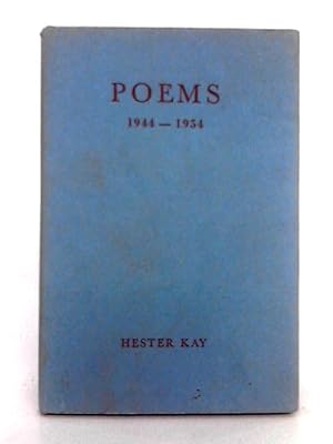 Bild des Verkufers fr Poems 1944-1954 zum Verkauf von World of Rare Books